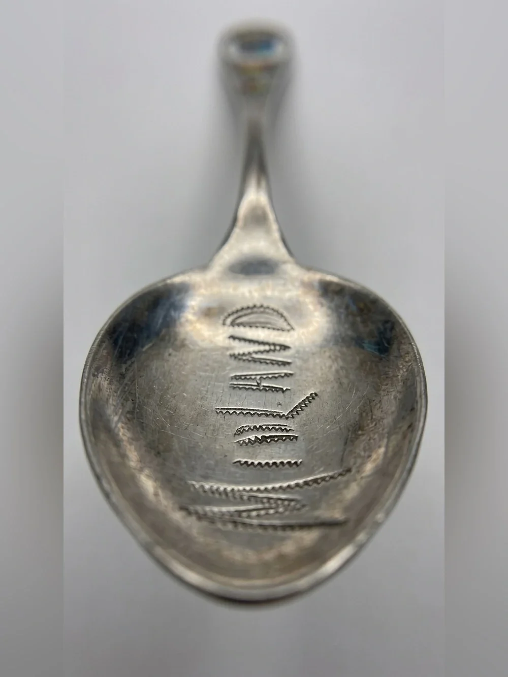 Vintage Sterling Silver Enamel Canadian Souvenir Spoon Midland Ontario